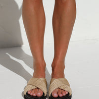 BILLINI ZIRA SANDALS BLACK ROPE
