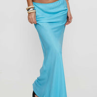 Lucelia Maxi Skirt Aqua