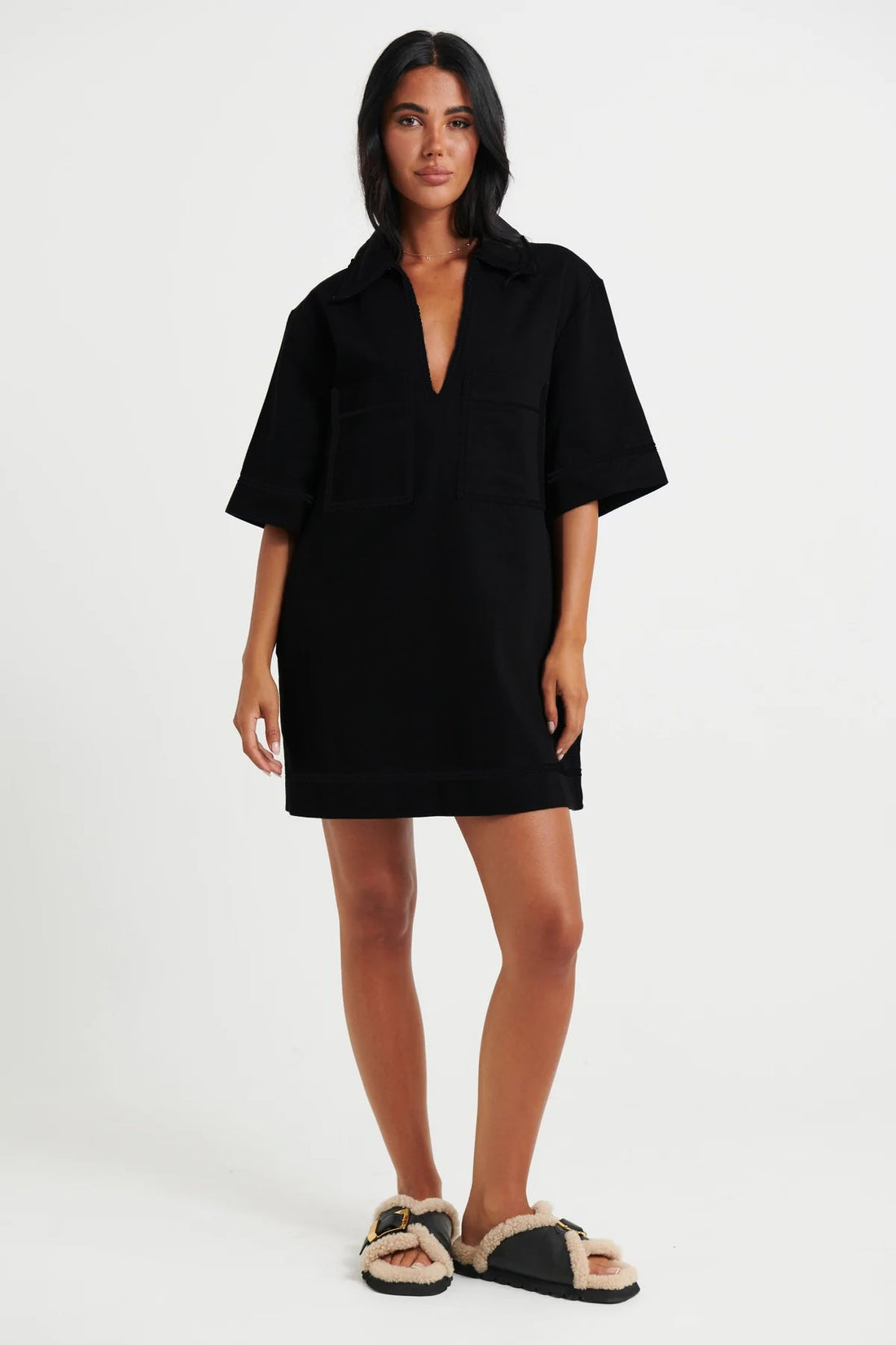 Tara Mini Dress Black - FINAL SALE