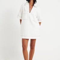 Tara Mini Dress White - FINAL SALE