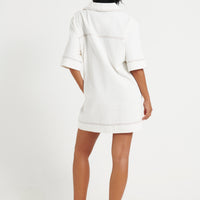 Tara Mini Dress White - FINAL SALE
