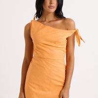 Nellie Mini Dress Tangerine
