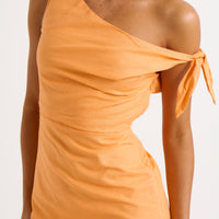 Nellie Mini Dress Tangerine