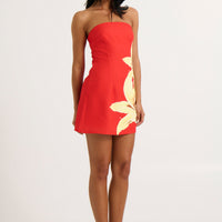 Kalani Mini Dress Red Lily