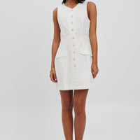 Arabella Mini Dress White - FINAL SALE
