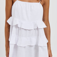 Susie Mini Dress White - FINAL SALE