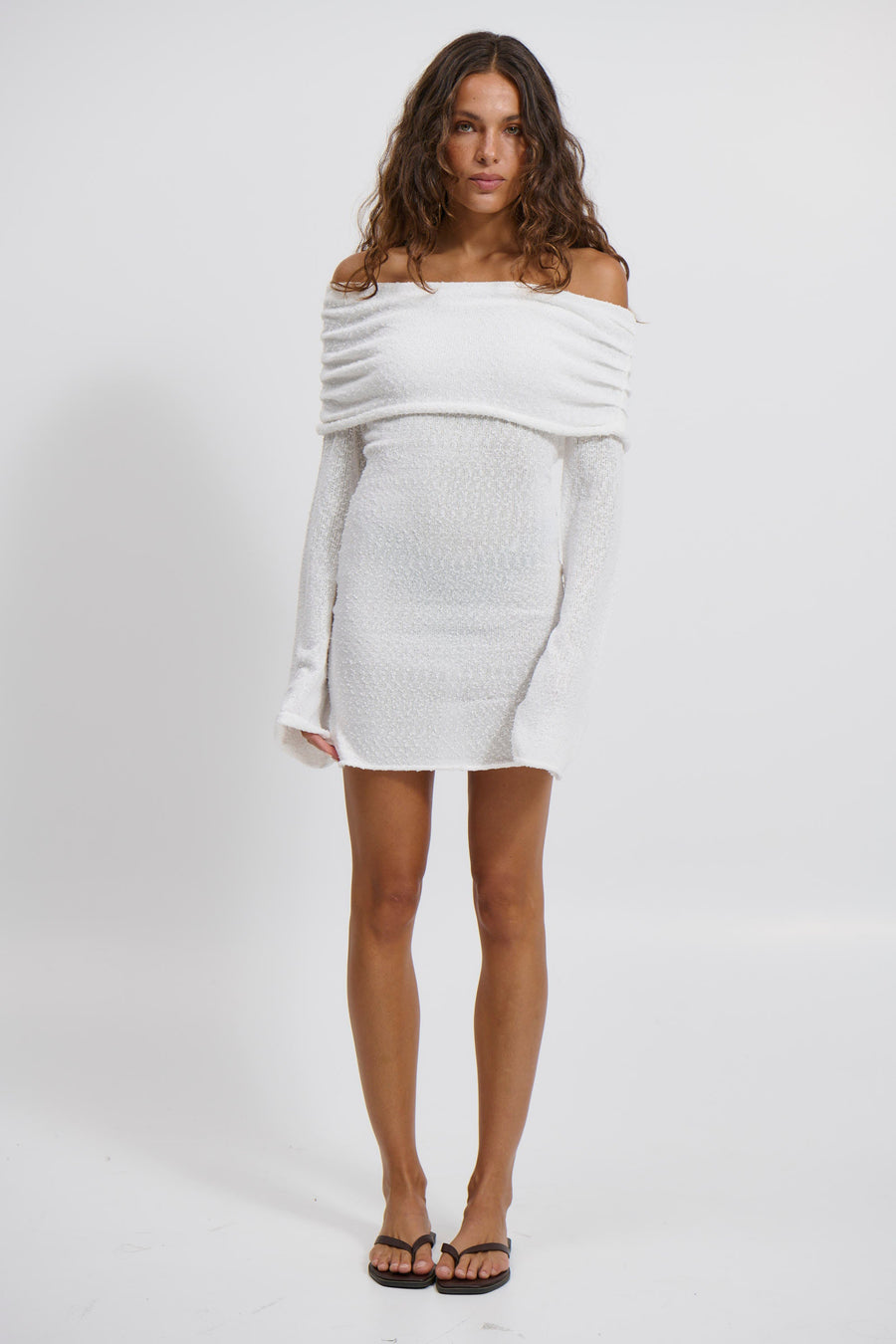 Brianna Dress White - FINAL SALE