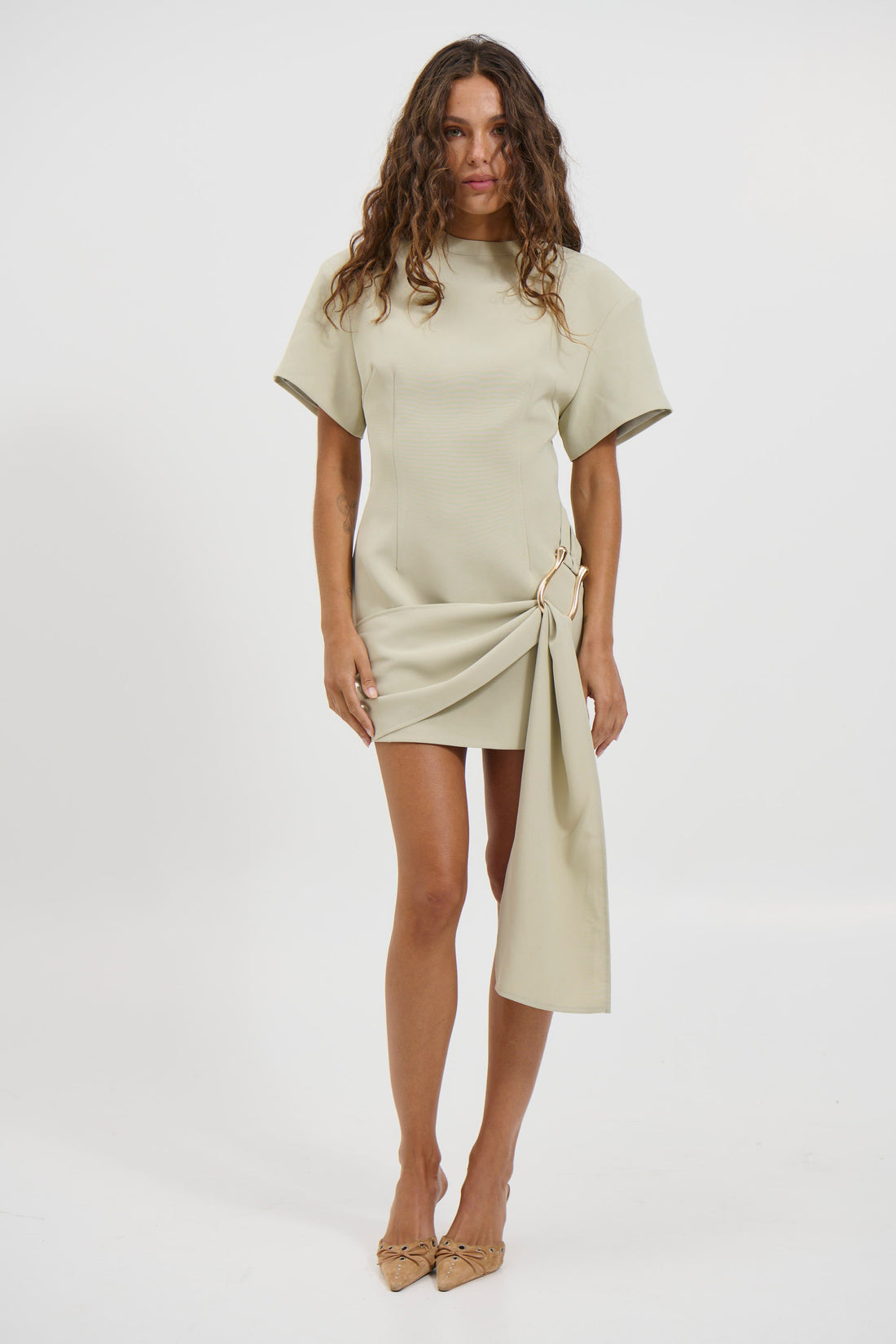 Martini Mini Dress Matcha