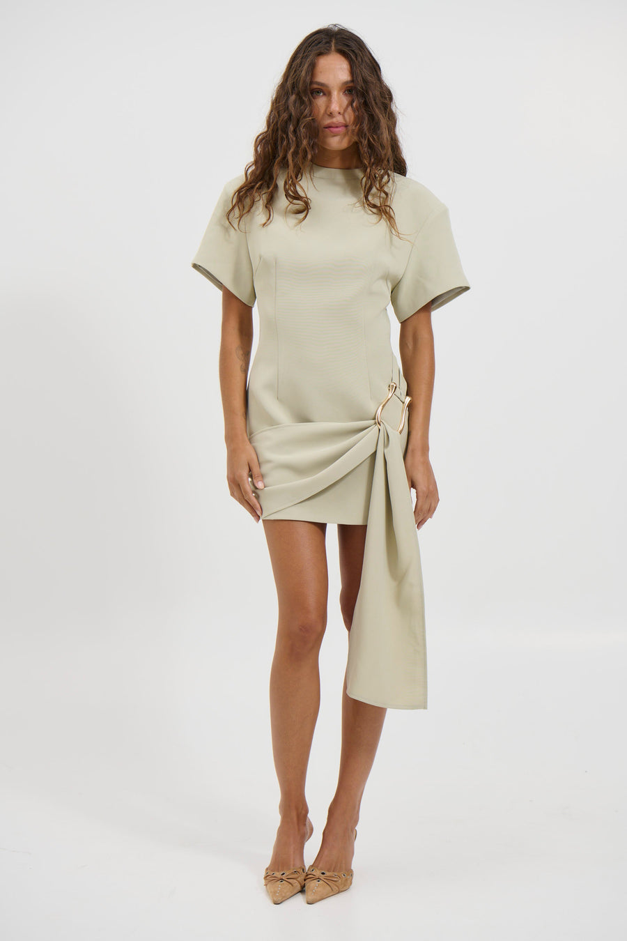 Martini Mini Dress Matcha