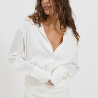 Mae Shirt Dress White