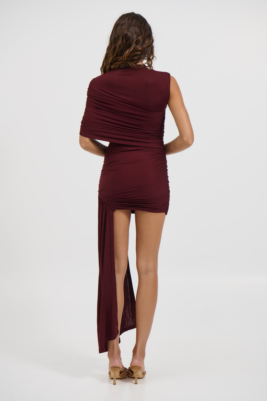 Ruby Mini Dress Wine
