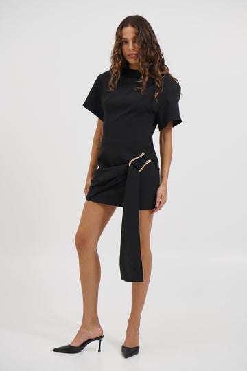 Martini Mini Dress Onyx