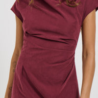 Ziah Mini Dress Wine