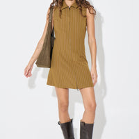 Lorna Mini Dress Chocolate - FINAL SALE
