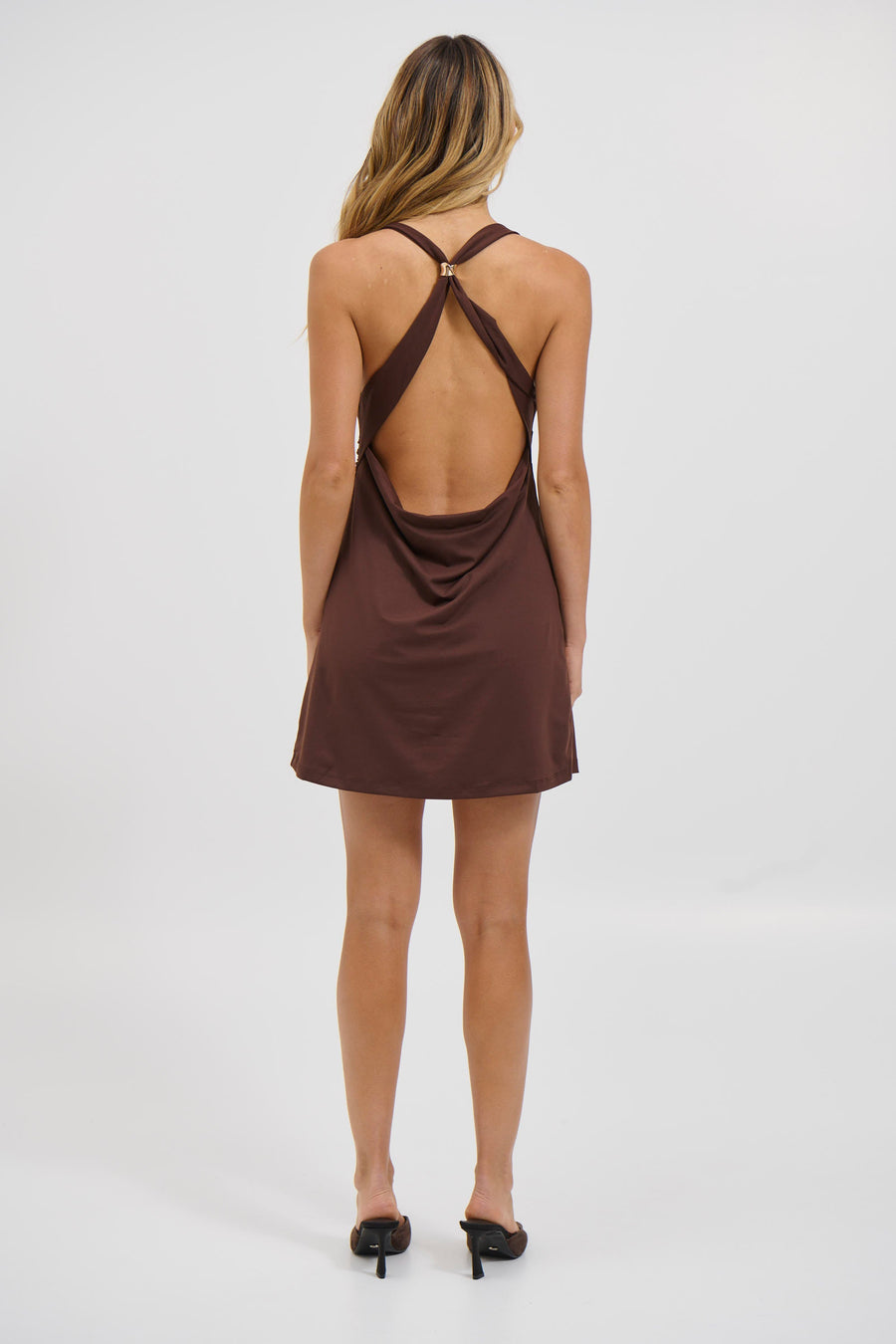 Ellison Mini Dress Chocolate