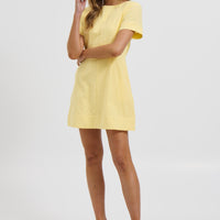 Amy Mini Dress Lemon