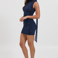 Misha Mini Dress Navy