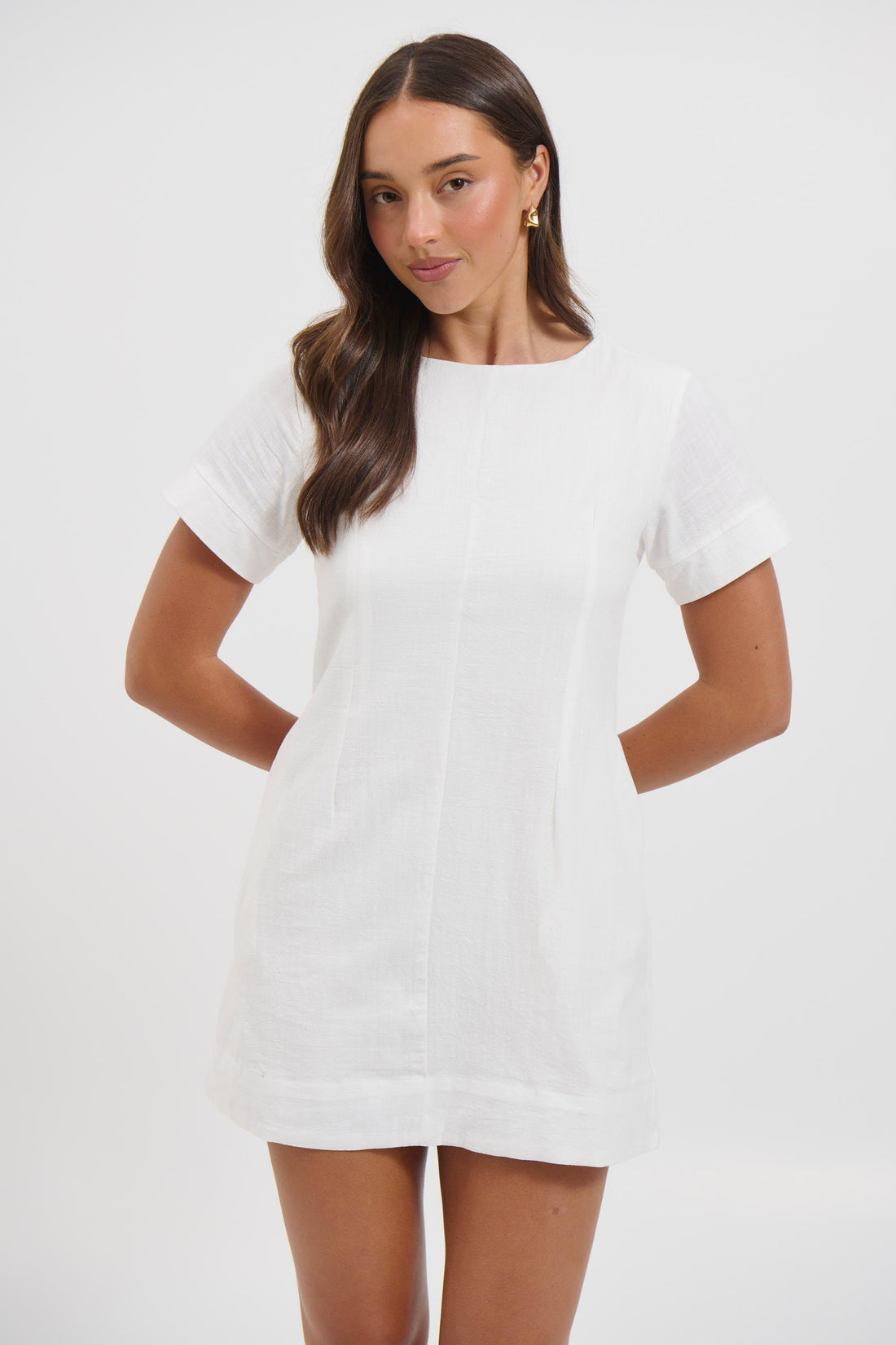 Amy Mini Dress White