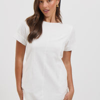 Amy Mini Dress White