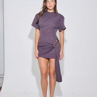 Martini Mini Dress Raisin