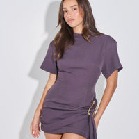 Martini Mini Dress Raisin