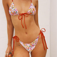 Nevaeh Triangle Bikini Top Multi Floral