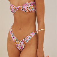 Tamrali Bandeau Bikini Top Multi Floral
