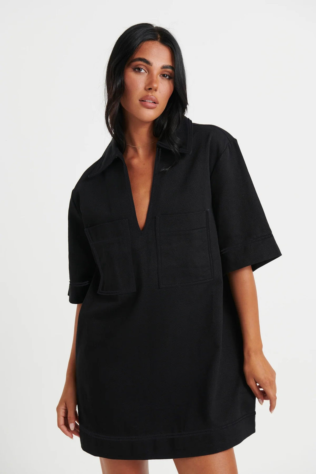 Tara Mini Dress Black - FINAL SALE