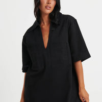 Tara Mini Dress Black - FINAL SALE