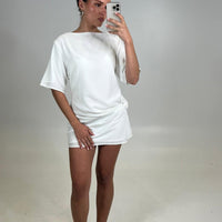 Aire Mini Dress White