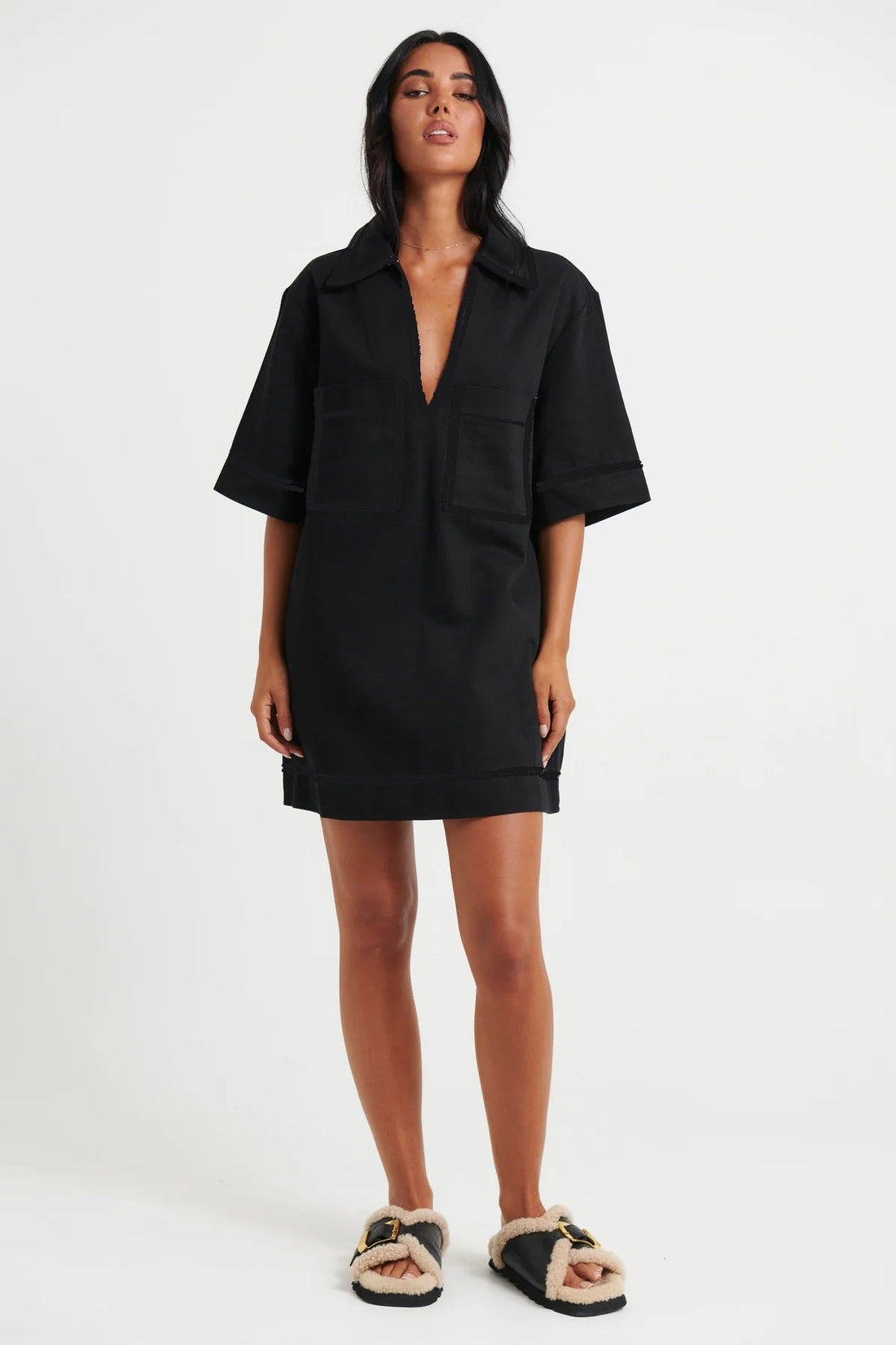 Tara Mini Dress Black - FINAL SALE