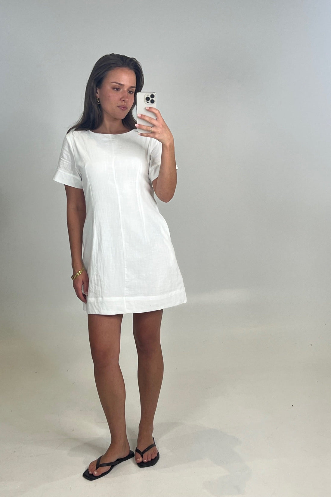 Amy Mini Dress White