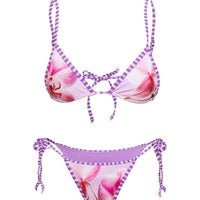 Beasley Tie Side Bikini Bottoms Pink Orchid