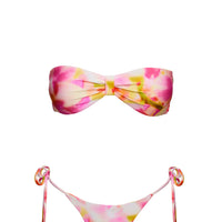 Drench Bikini Top Pink Floral