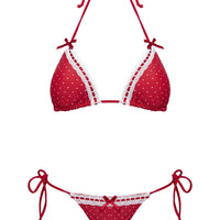 Crispy Bikini Bottoms Red Polka