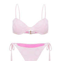 Nell Tie Side Bikini Bottoms Pink