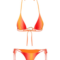 Crispy Bikini Bottoms Ombre Orange