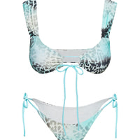 Missie Tie Side Bikini Bottom Leopard