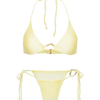Nautilus Triangle Bikini Top Yellow
