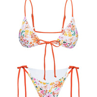 Love And Light Tie Side Bikini Bottoms Multi Floral