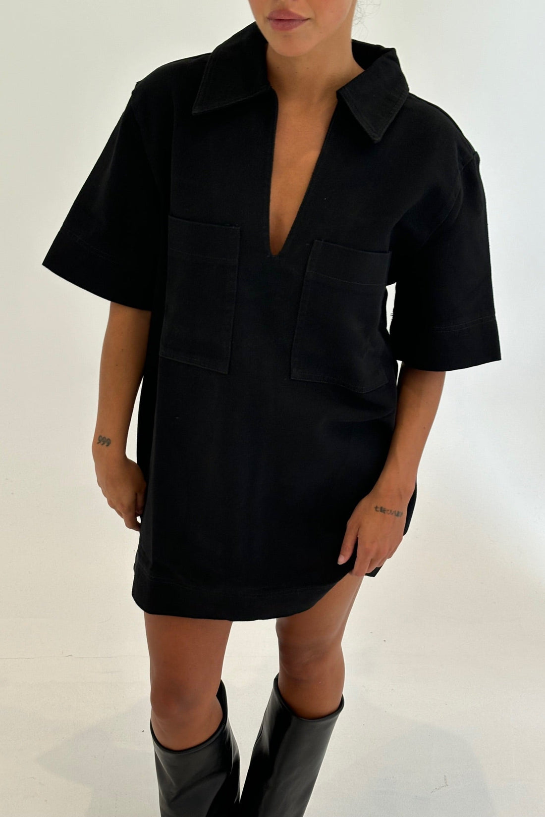 Tara Mini Dress Black - FINAL SALE