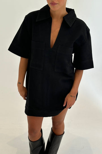 Tara Mini Dress Black - FINAL SALE