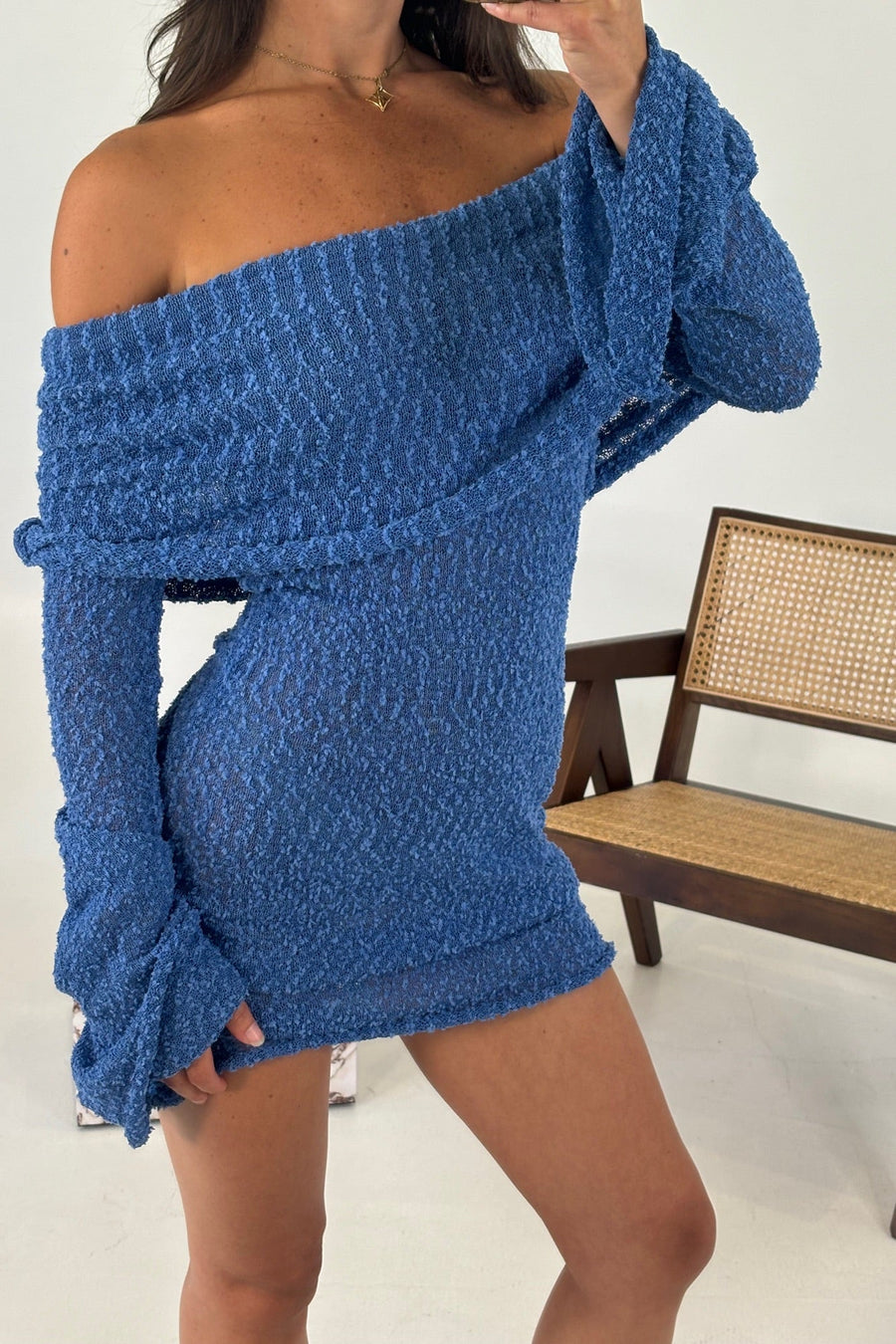 Brianna Dress Sky - FINAL SALE