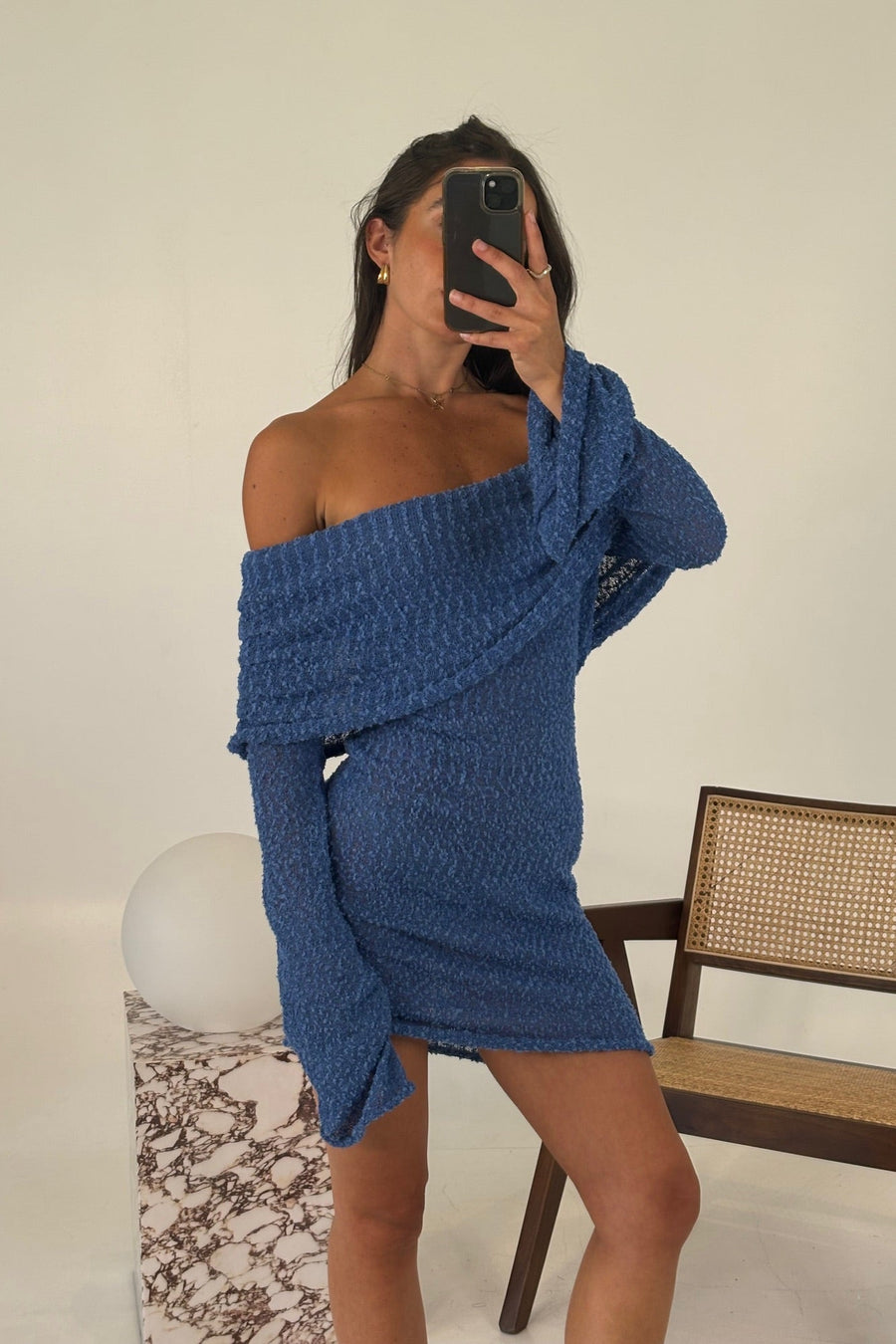 Brianna Dress Sky - FINAL SALE