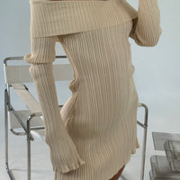 Arianna Mini Dress Beige - FINAL SALE