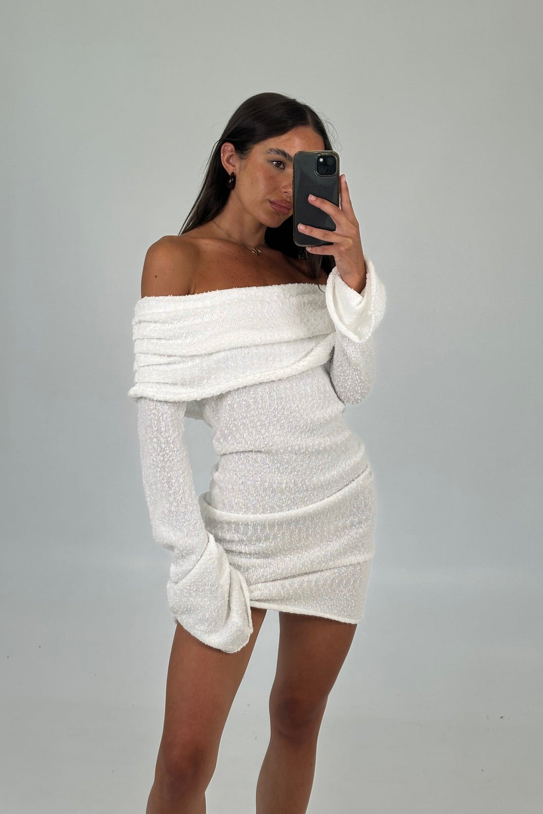 Brianna Dress White - FINAL SALE