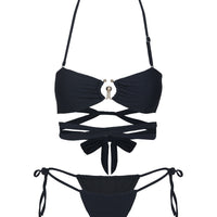 Southall Strapless Bikini Top Black
