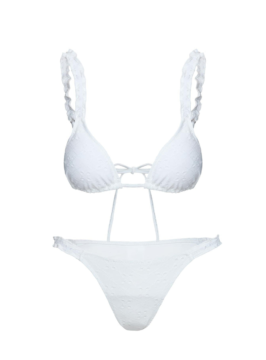 Hot Stuff Bikini Bottoms White