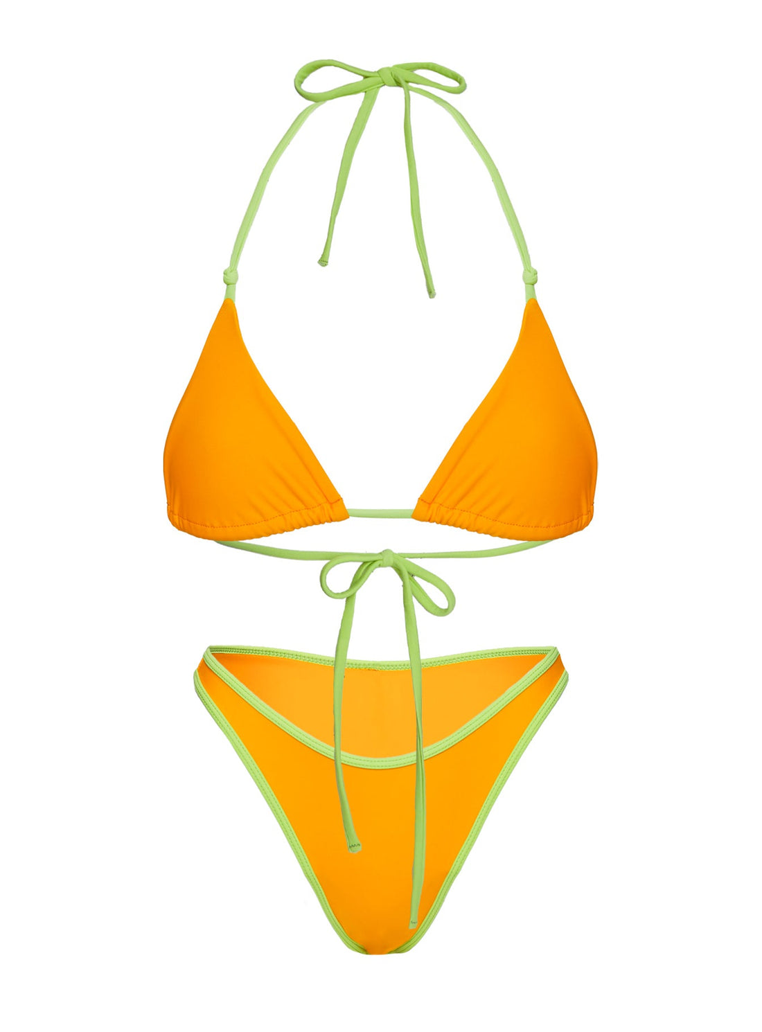 Sandbar Bikini Bottoms Orange / Green