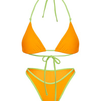 Sandbar Bikini Bottoms Orange / Green